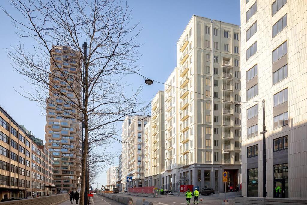 Ferienwohnung Modern Elegance I Hagastaden Stockholm Exterior foto
