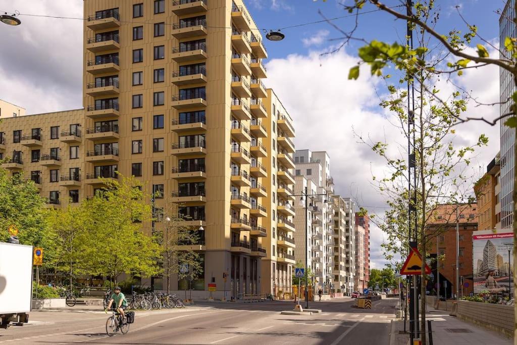 Ferienwohnung Modern Elegance I Hagastaden Stockholm Exterior foto