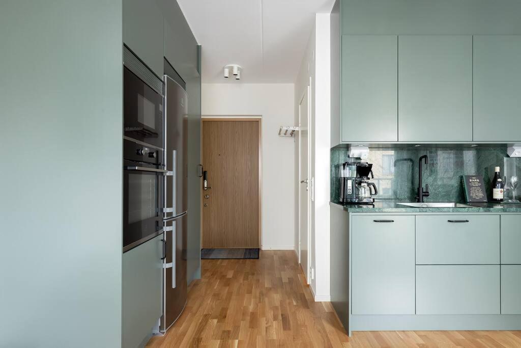 Ferienwohnung Modern Elegance I Hagastaden Stockholm Exterior foto